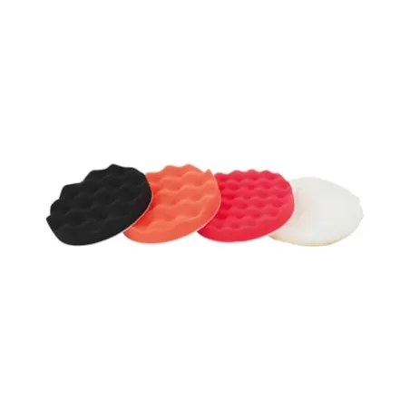 Jogo Esponjas Polimento com Velcro Ondulada JEPO 150mm (4pçs)