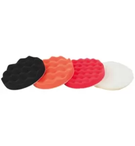 Jogo Esponjas Polimento com Velcro Ondulada JEPO 150mm (4pçs)
