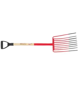 Forquilha para Cascalho com Cabo Madeira FCM-1 9 Dentes