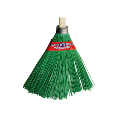 Vassoura Jardim nº3 Nylon Verde 35025