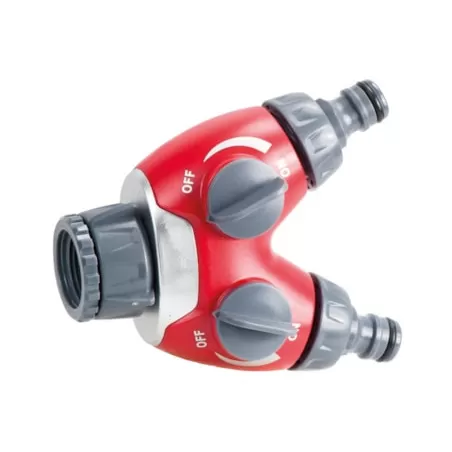 Ligação Rápida 2 Vias para Torneira Fêmea 8104 3/4" 1"