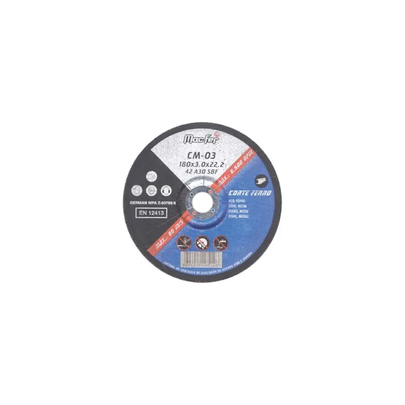 Disco Abrasivo Corte Ferro CM 350x3.5x25.4mm