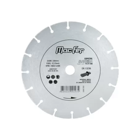 Disco diamantado para madeira TCT-VB 125mm