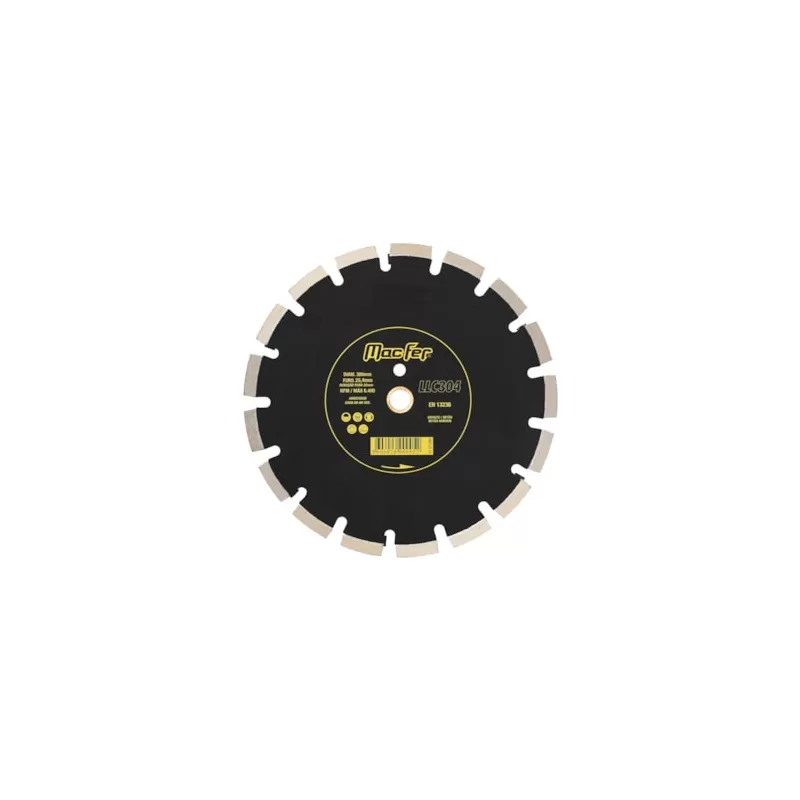 Disco diamantado Segmentado Laser LLC304 300mm