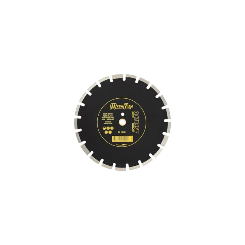 Disco diamantado Especial Asfalto Laser LLA305 450mm
