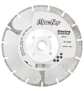 Disco Diamantado Electrodepositado SM103 125mm com flange M14