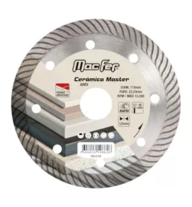 Disco Diamantado Cerâmica Master 115mm x 10mm