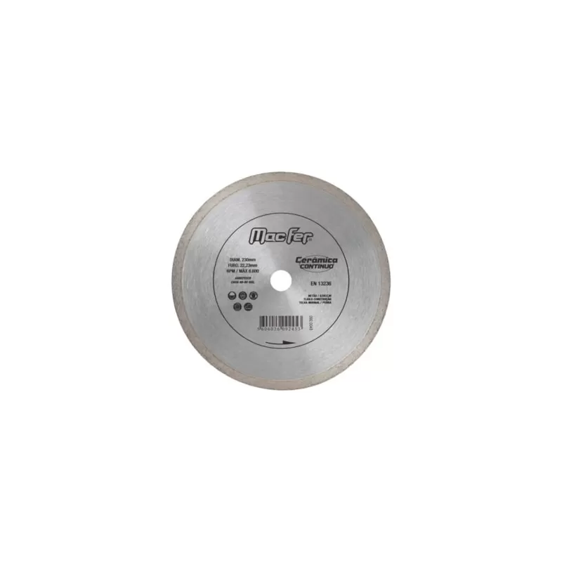 Disco Diamantado Cerâmica Contínuo 230mm