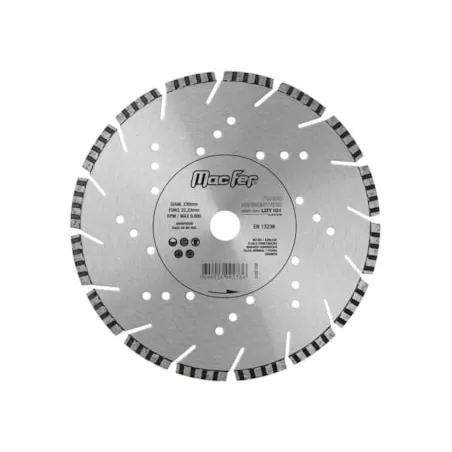 Disco Diamantado Turbo Segmentado Laser LDT101 230mm