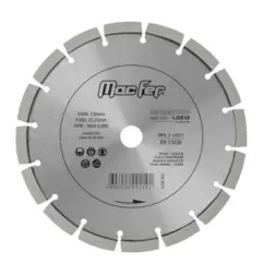 Disco Diamantado Segmentado Laser LDE10 230mm