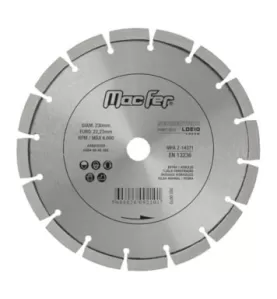 Disco Diamantado Segmentado Laser LDE10 230mm