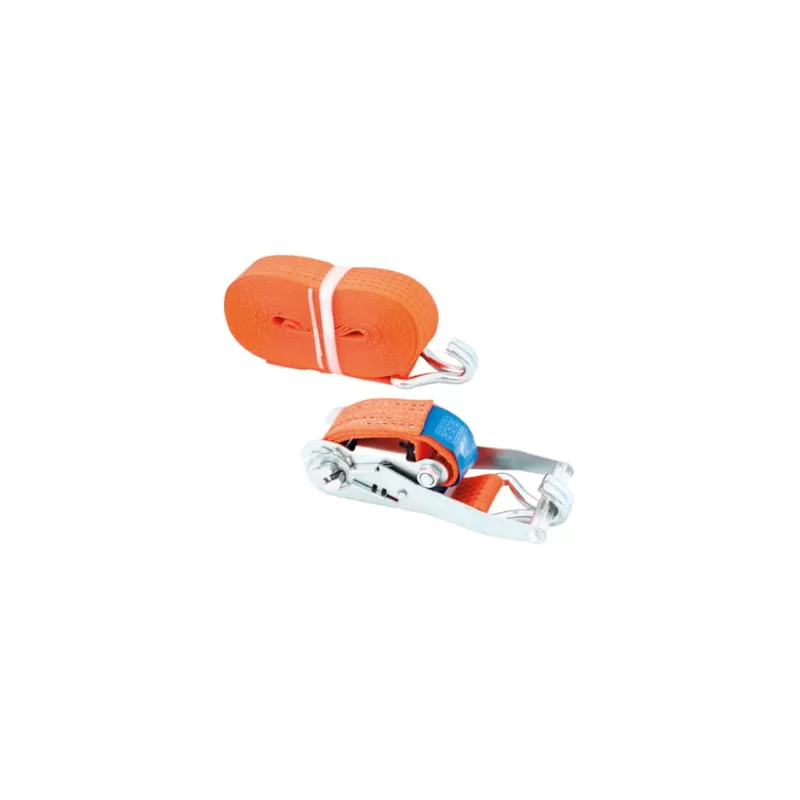 Cinta amarração com roquete gancho "J" SS-SRD011-H 5t 50mm 9m
