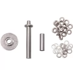 Kit para cravar ilhós SK2414 Ilhoses para resguardo SK2414-GW (100pçs)