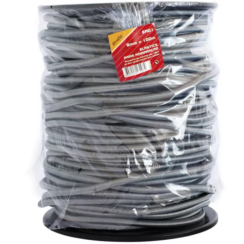 Elástico para Amarração EA01 8mm 100m