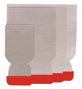 Jogo betumadeiras auto inox CN2500-2 50~120mm (4pçs)