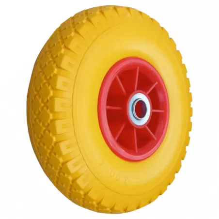 Roda Pneumática Para Carro De Armazém Eixo 16mm
