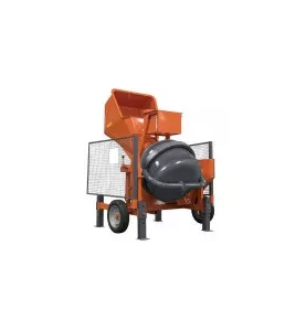 Betoneira BBH500 Com Pá Carregadora Diesel Lombardini 15LD350 ou Kohler KD15LD-350