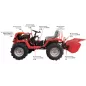 Mini Trator Diesel  532cc  6 Velocidades