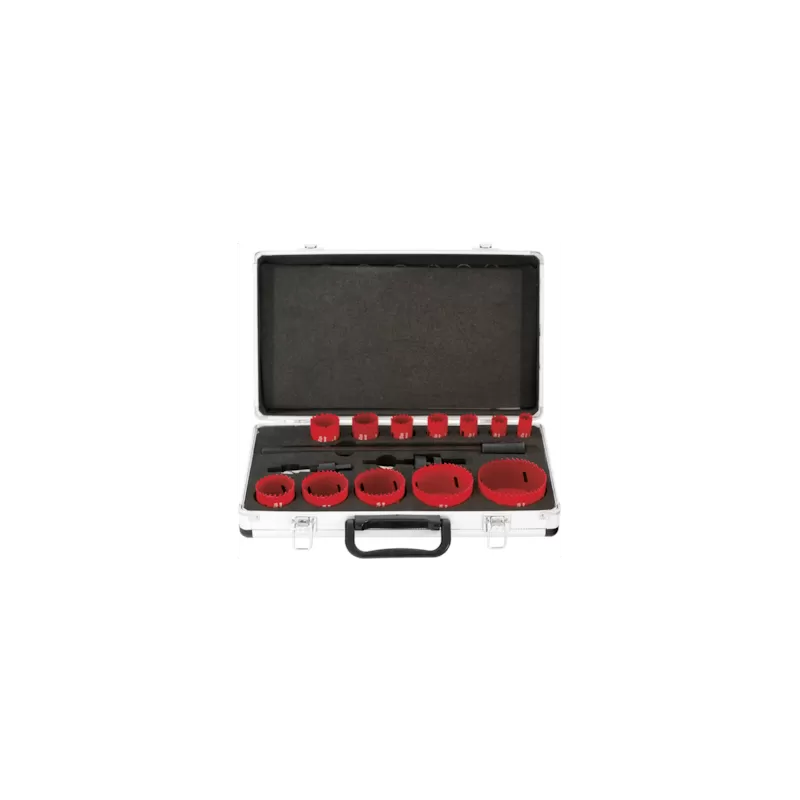 Jogo serras craneanas bimetal HSS-M42 Co 8% M4215-11 (15pçs)