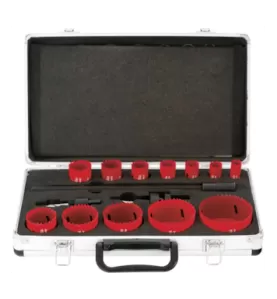 Jogo serras craneanas bimetal HSS-M42 Co 8% M4215-11 (15pçs)