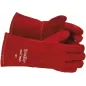 Luva proteção pele para soldador Krut RED 10" 35cm