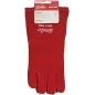 Luva proteção pele para soldador Krut RED 10" 35cm